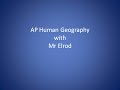AP Human Geography – Theories of Cultural Ecology