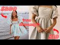 DIY PUFF SLEEVE DRESS // recreating this ✨dreamy✨ dress (but practical for a teen)