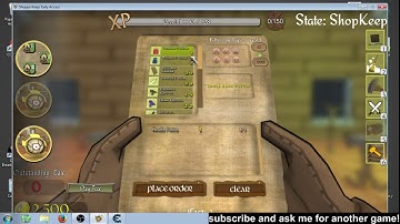 Shoppe Keep infinite money, exp, "k points, time cheat engine (update 1.2)