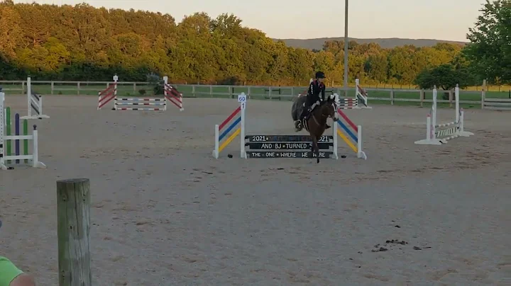 Kathleen & Troup first show short jump clips June ...