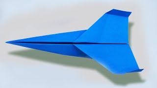 Как сделать дальний бумажный самолетик || Удивительный оригами Бумажная струя Модель F-14