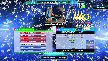 [DDR A20+] KHAMEN BREAK (ESP-16) 999,620 PFC