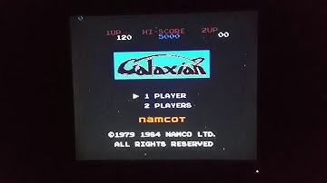 NESRAM - dual-port RAM experiments, rotating nametable palette attributes on Galaxian!