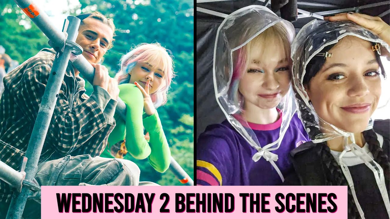 Funniest WEDNESDAY Behind The Scenes Moments – Season 2 - YouTube