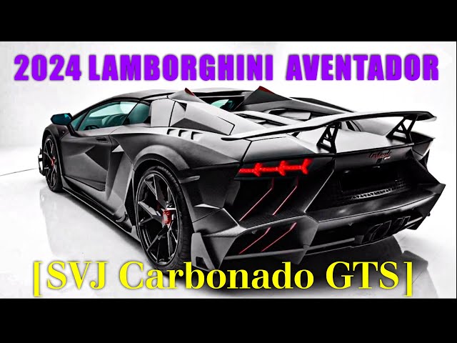 NEW 2024 Lamborghini Aventador SVJ Carbonado GTS - Sound, Interior and  Exterior 