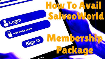 How To Avail Salveo World Membership Package