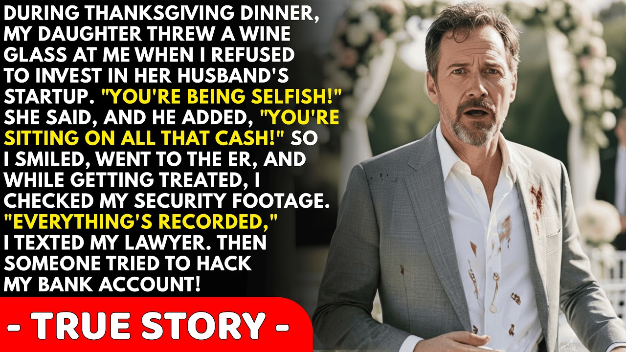 "You're Being Paranoid!" Said My Daughter And Her Husband Threw Wine At Me, So I Showed Them My S...