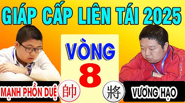 Vòng 8 - MẠNH PHỒN DUỆ VS VƯƠNG HẠO | GIÁP CẤP LIÊN TÁI 2025 . Cờ tướng Trung Quốc đỉnh cao