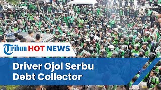 Kronologi Ojol Bentrok dengan Debt Collector, Ada yang Bawa Samurai