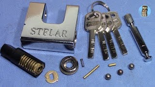 (picking 653) STELAR disc detainer Lock - fun while exploring how disc detainers work