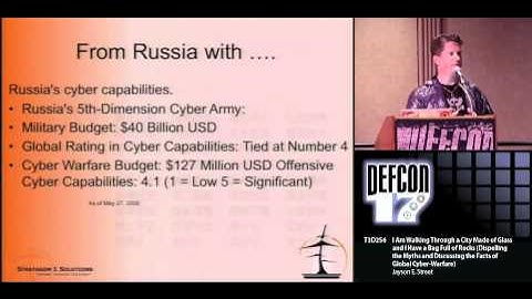 DEFCON 17: I Am Walking Through a City Made of Glass and I Have a Bag Full of Rocks"