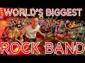 WORLD RECORD BIGGEST ROCK BAND! (I played drums with 1000+ Musicians)!  Rockin 1000!