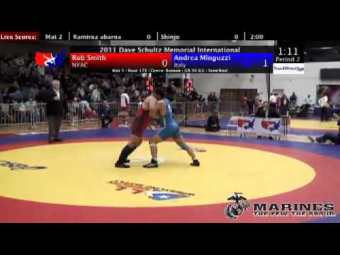 Schultz Greco 96kg Semifinal Rob Smith (NYAC) vs. ...