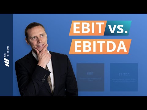 EBIT vs. EBITDA