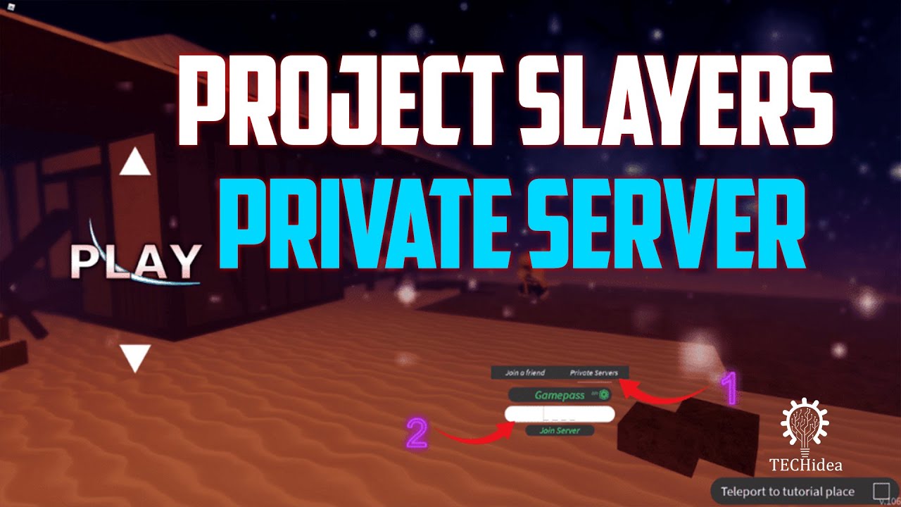 Project Slayers private server codes