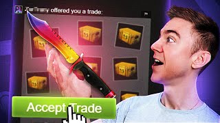 Opening my trade offers & sending back the skins...