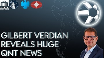 Quant (QNT) CEO Gilbert Verdian Reveals HUGE News On CBDC