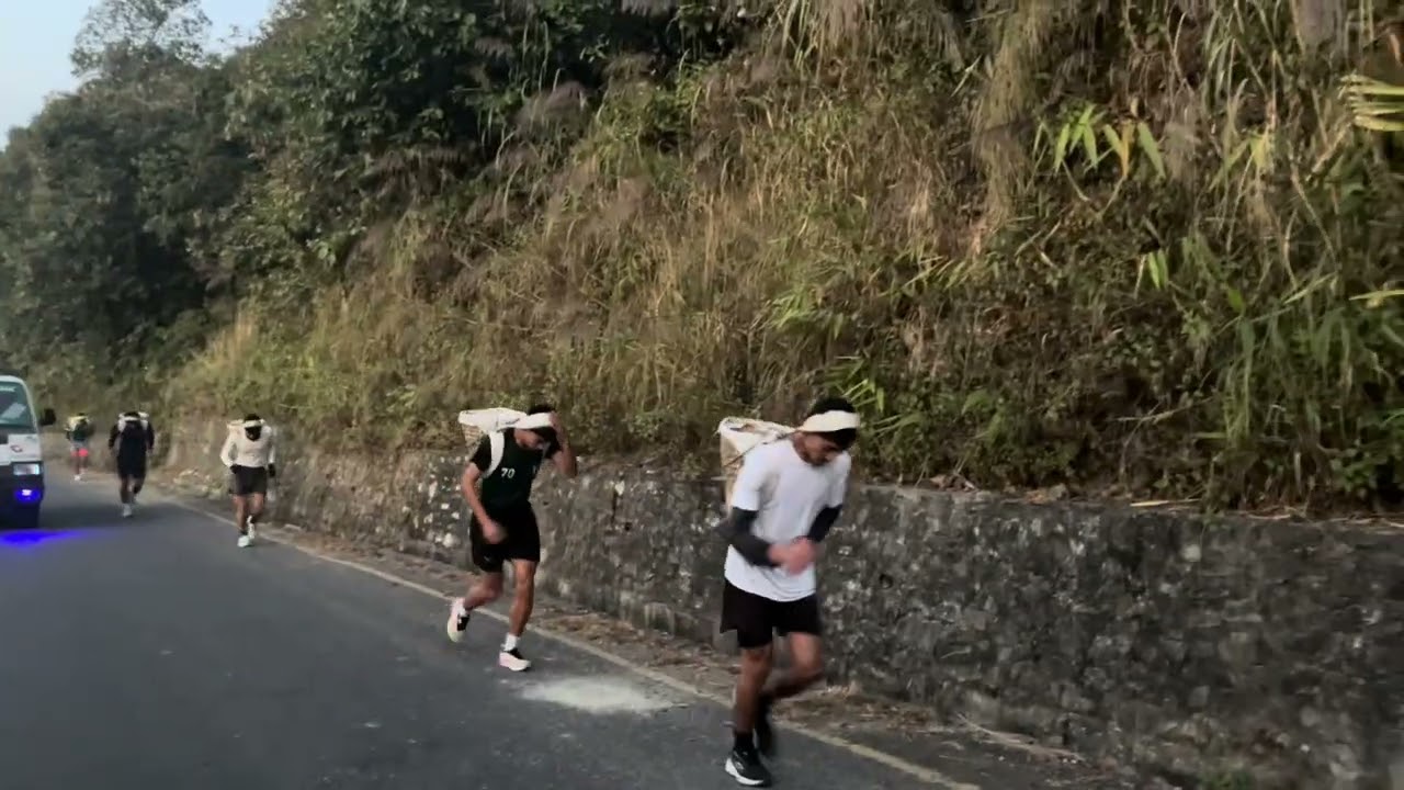6km Doko Test in Pokhara at Valam. First test of my boys. Gurkha Universe Pvt. Ltd.