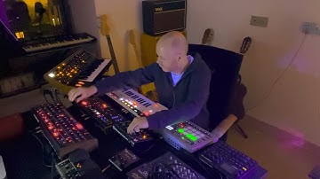 Live session with Keystep Pro, Prophet 6, Prophet 12, Minitaur, Analog Rytm Mk2, Subsequent 37