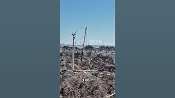 Giant Wind Turbine Installation | Clean Energy for the Future #WindTurbine #CleanEnergy