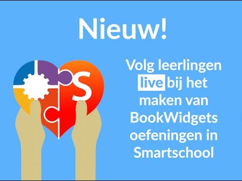 Volg leerlingen live bij het maken van BookWidgets oefeningen in Smartschool