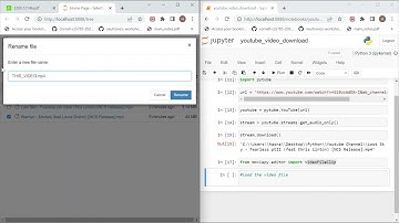 EXTRACT AUDIO FROM ANY VIDEO EVEN YOUTUBE THROUGH PYTHON. Two Methods #Python #Audiopython #moviepy