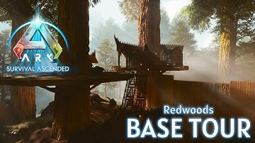 Ark Survival Ascended: Redwoods Base Tour
