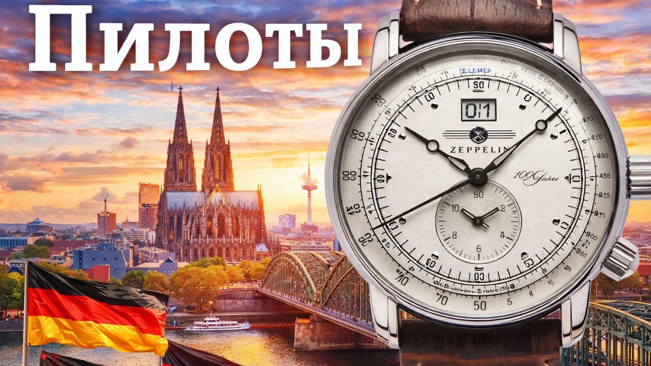 ПИЛОТ / СДЕЛАНО В ГЕРМАНИИ / ТОП / ЛУЧШИЕ ЧАСЫ / №191 