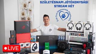 NÉZŐI JÁTÉKOK 🥳 SZÜLETÉSNAPI JÓTÉKONYSÁGI HÉT - UTOLSÓ NAP 🎁