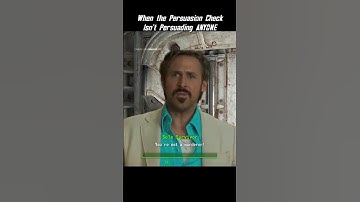 Failing a Persuasion Check  #falloutmemes