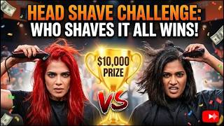 2 Girls, 1 Clipper: The Craziest Shaving Challenge Ever! screenshot 5
