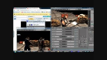Blender Game Engine Online testing.wmv