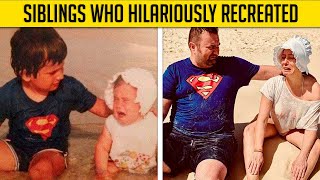 Times People Recreated Their Photos From The Past And The Result Was Hilariously by Picsfun 423 views 10 months ago 10 minutes, 36 seconds