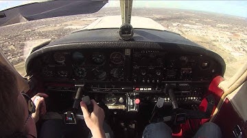 GoPro HD: VFR Flight Following With ATC in a Piper Warrior