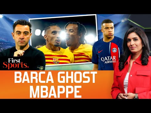 Mbappe Goes Missing, Barcelona Thump PSG in Champions League | First Sports With Rupha Ramani