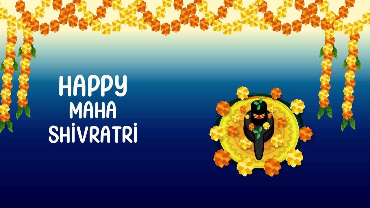 Happy Maha shivratri Greeting Card Design  | Adobe Animate