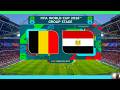 Belgium vs Egypt | FIFA World Cup 2026 (USA) | Full football match all goals - eFootball 21 gameplay