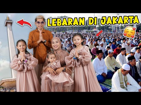 PERTAMAKALI LEBARAN IDUL FITRI DI JAKARTA!! ALHAMDULILLAH BISA KUMPUL KELUARGA BESAR!!