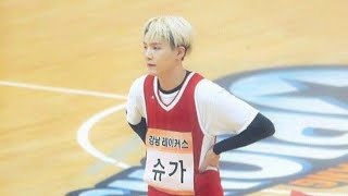 yoongi playing basketball makes my heart melt ♡