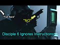 Disciple 6 ignores instructions