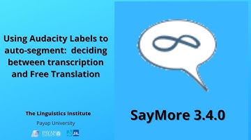 SayMore 3.4:  Update to Auto-Segmentation tool when starting from Audacity labels