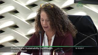 Planning and Sustainability Commission 12-12-2017