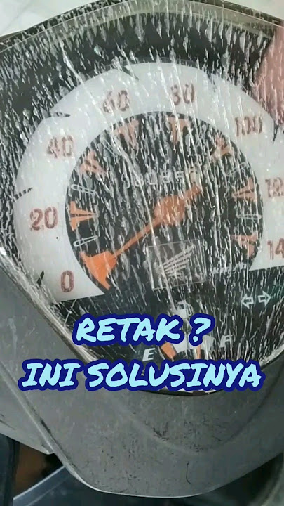 Cara Menghilangkan Retak Baret Pada Spedometer #shortsfeed