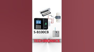 Secureye Biometric S-B100CB EM Lock Connection #accesscontrolsystem #secureye #security