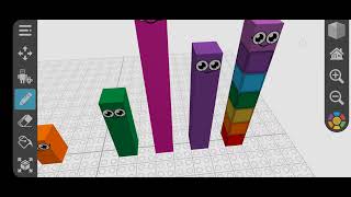 S2 E1 Number blocks draw bricks 6,7,8,9,& 10