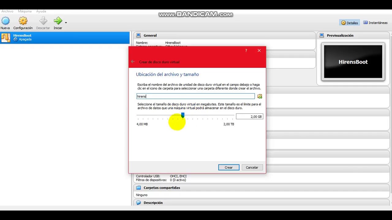 Hirens Boot Virtualizado en VirtualBox Hard Disk Tools YouTube