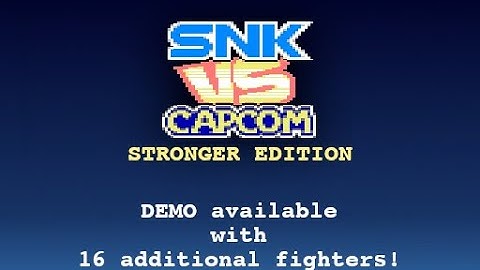 SNK vs CAPCOM Stronger Edition for C64/C128