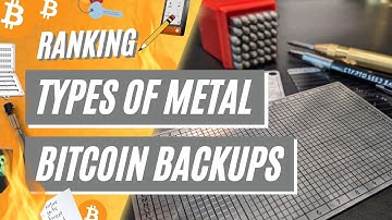 The Best Metal Seed Phrase Backups - Ranked on Durability & Security