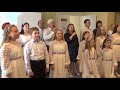 Хор воскресной школы  поздравил жителей Верхнемамонского района с Днем семьи любви и верности