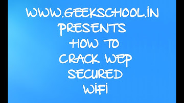 How to Hack Wifi WEP Using Backtrack 5